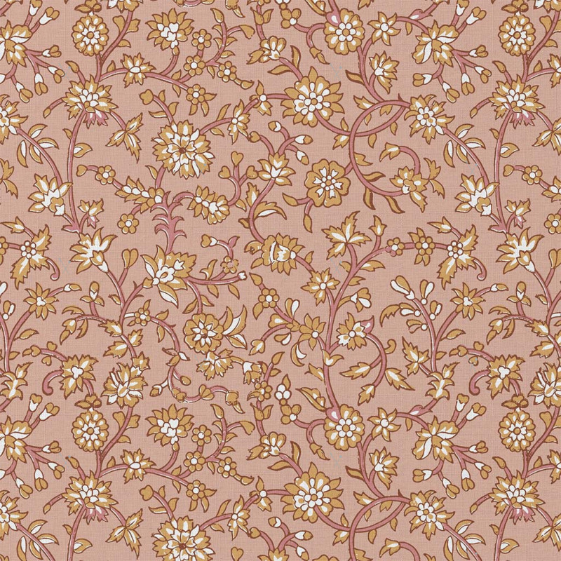 Coated  Cotton JHANSI4 Pink / Camel